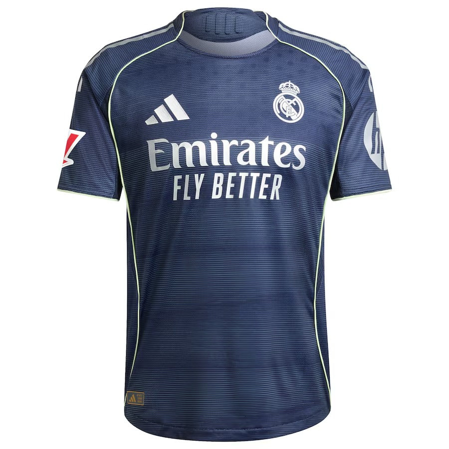 Kylian Mbappé Real Madrid adidas 2025/26 Away Authentic Player Jersey - Blue