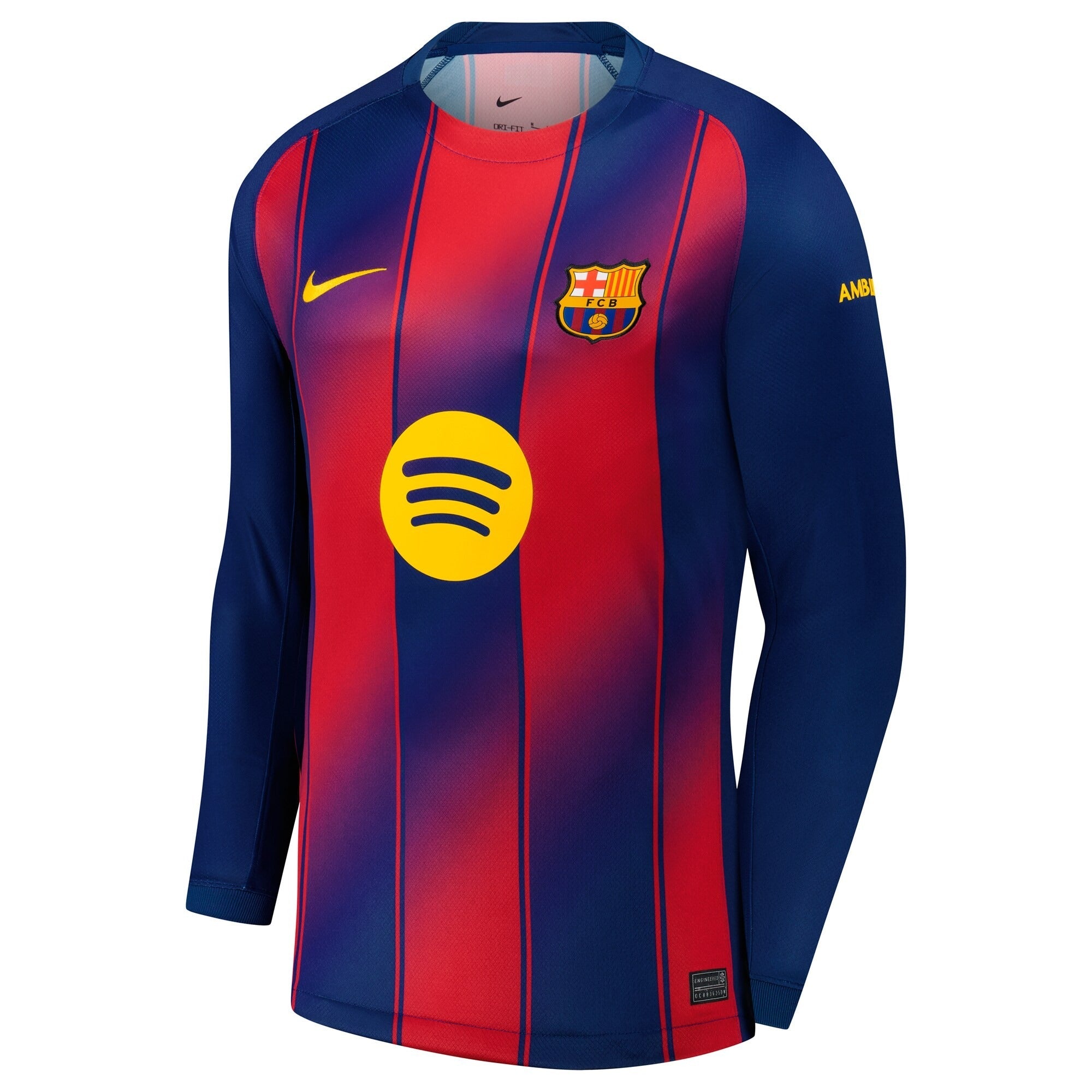 Lamine Yamal Barcelona 2025/26 Long Sleeve Player Shirt - Blue