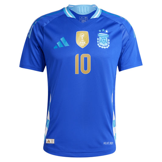 Lionel Messi Argentina National Team adidas 2024 Shirt Away Player Jersey - Blue