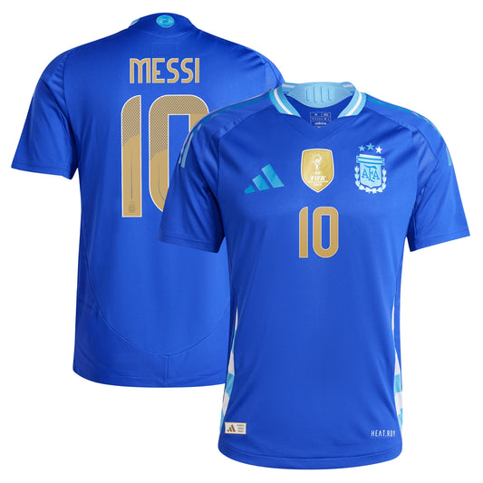 Lionel Messi Argentina National Team adidas 2024 Shirt Away Player Jersey - Blue