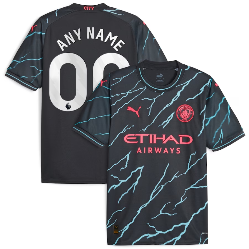 Manchester City Puma 2023/24 Third Customized Jersey - Navy