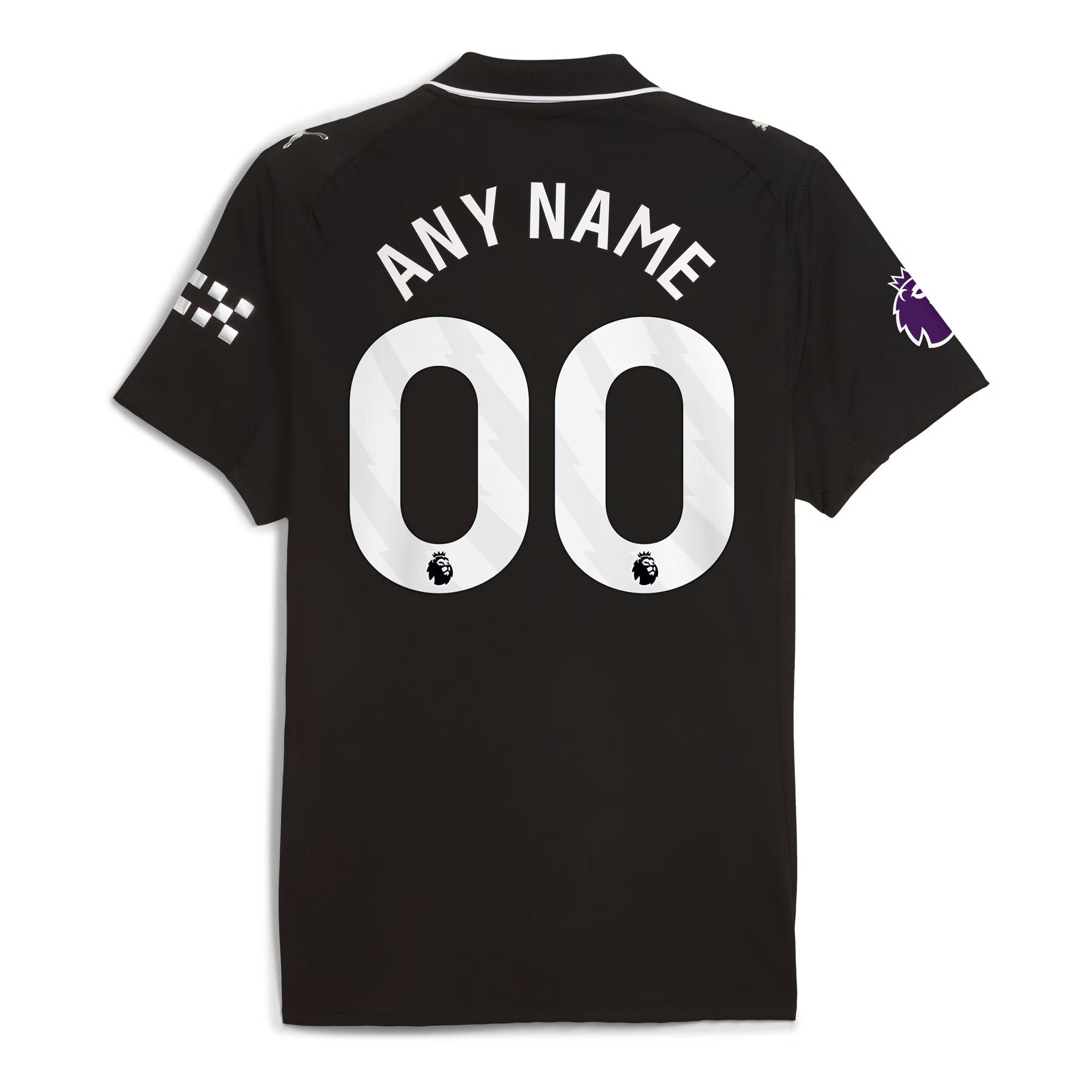 Manchester City 2025/26 Away Custom Shirt – Black