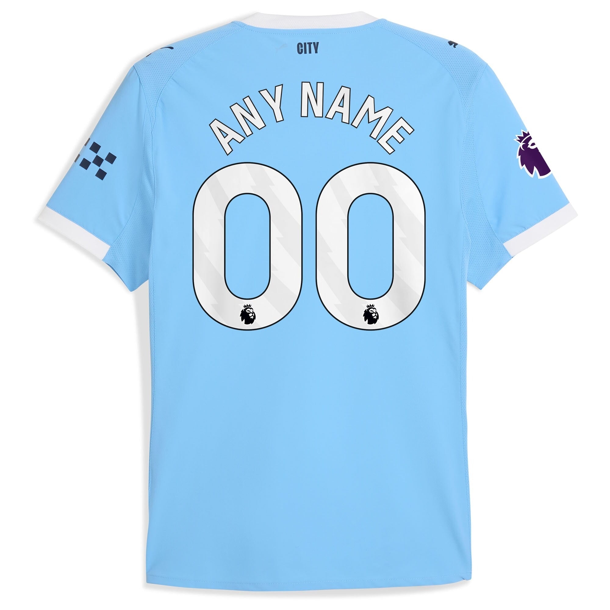 Manchester City 2025/26 Home Custom Shirt - Sky Blue