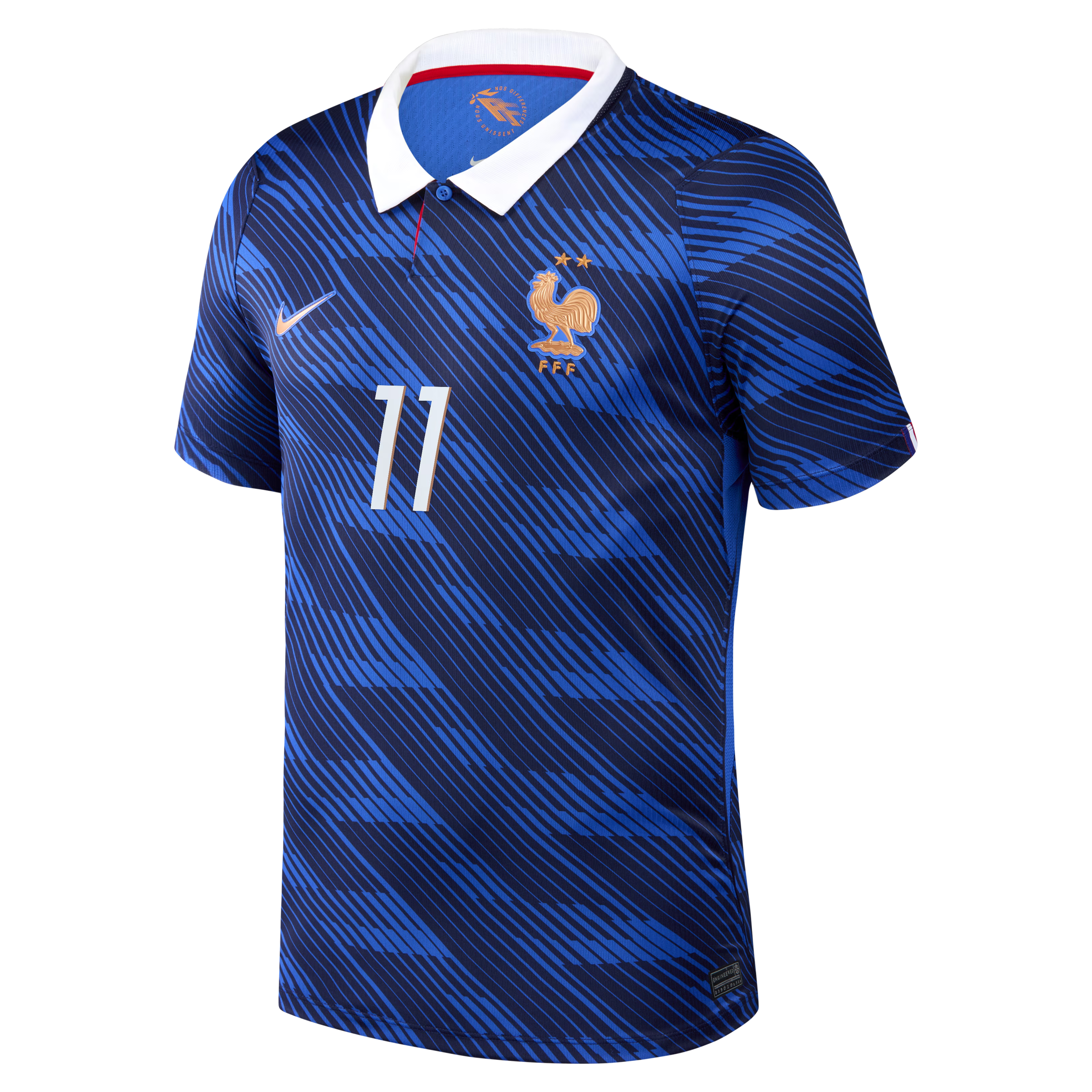 Michael Olise France National Team Jersey Gool - 2026 Home Stadium  Replica Jersey - Blue