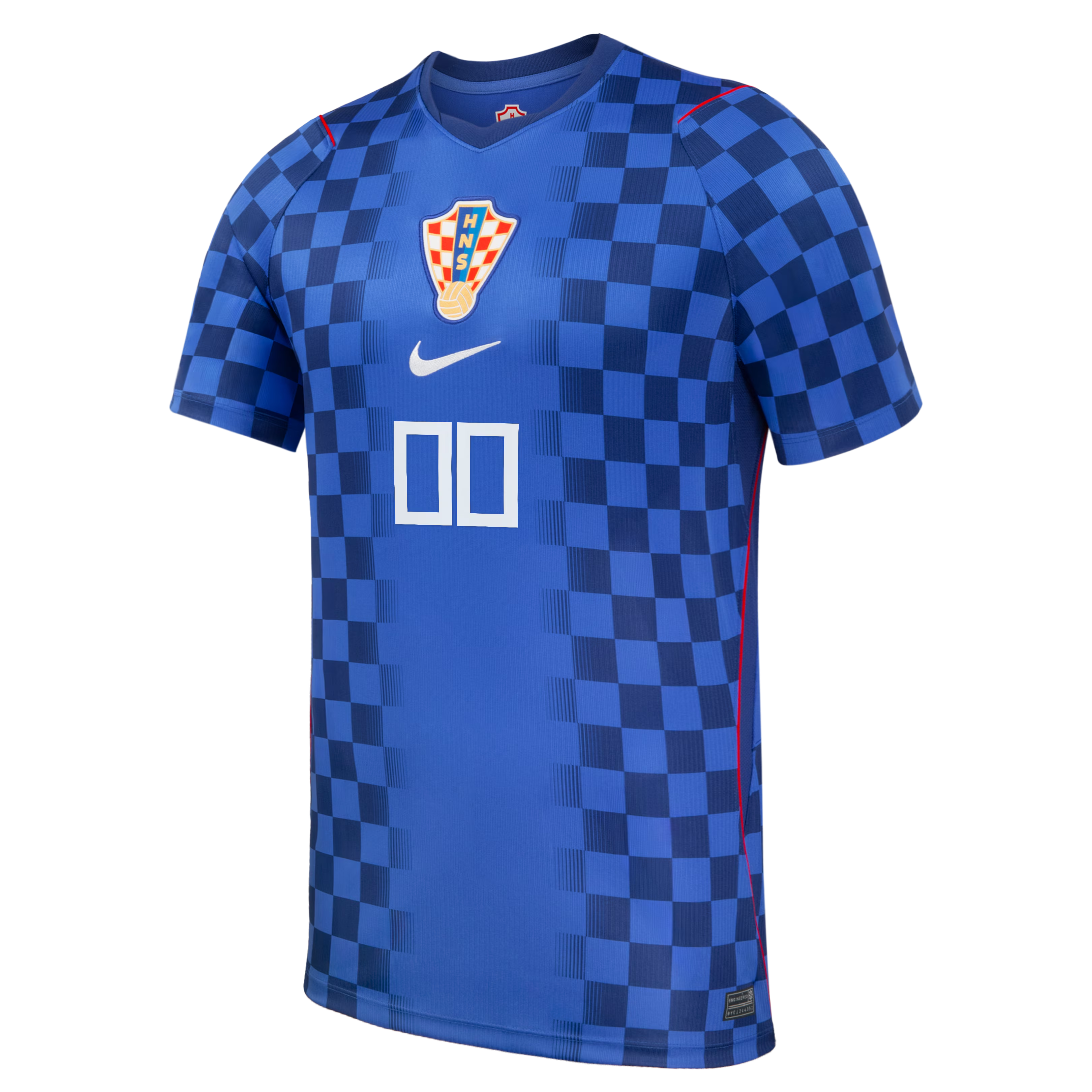 Official Croatia National Team Custom 2026 Away Stadium Replica Custom Jersey - Navy - Jersey Teams World