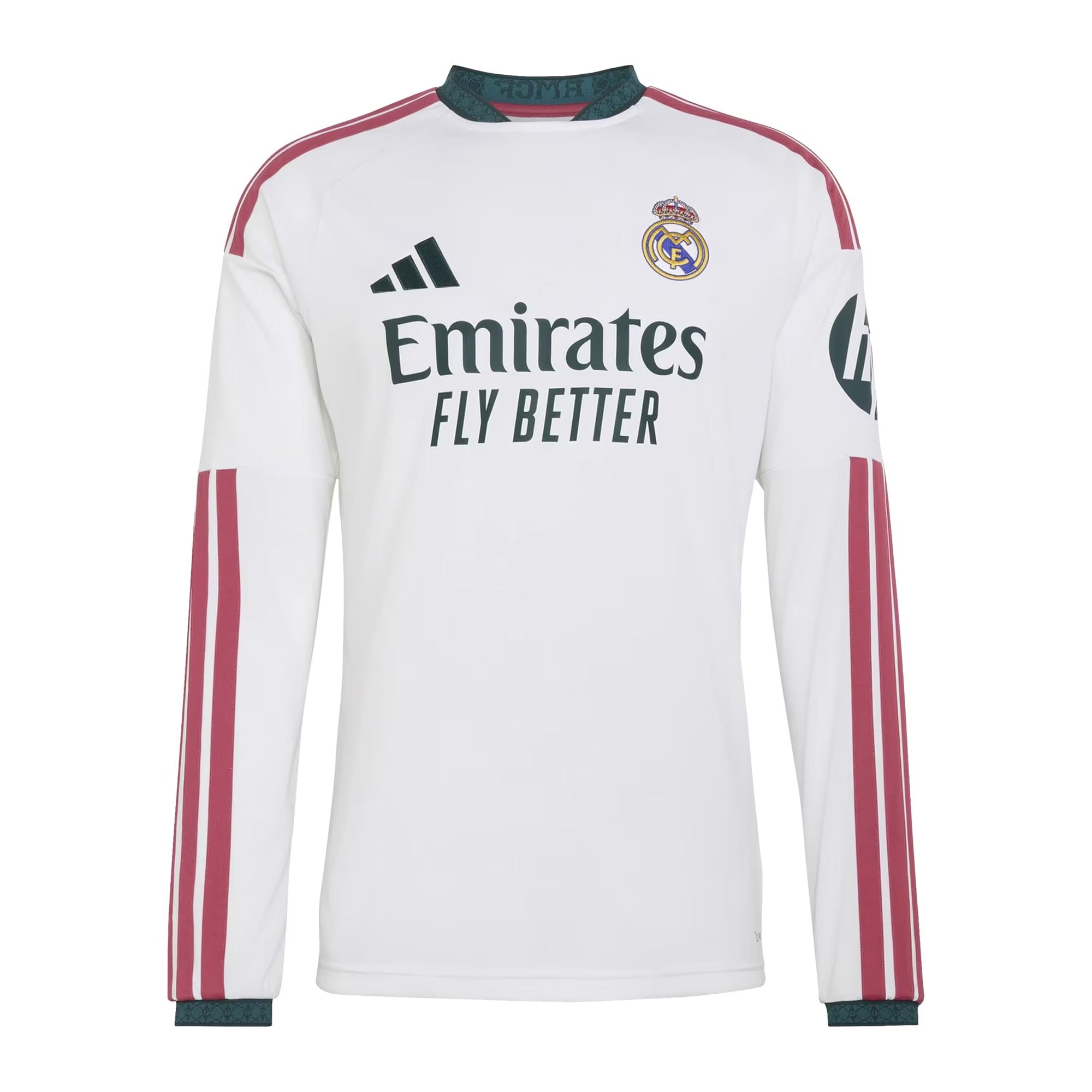 Official Real Madrid Customized 2026/27 Home Replica Custom Long Sleeve Jersey - White - Jersey Teams World
