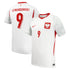 Official Robert Lewandowski Poland National Team Custom 2026 Home Stadium Replica Jersey - White - Jersey Teams World