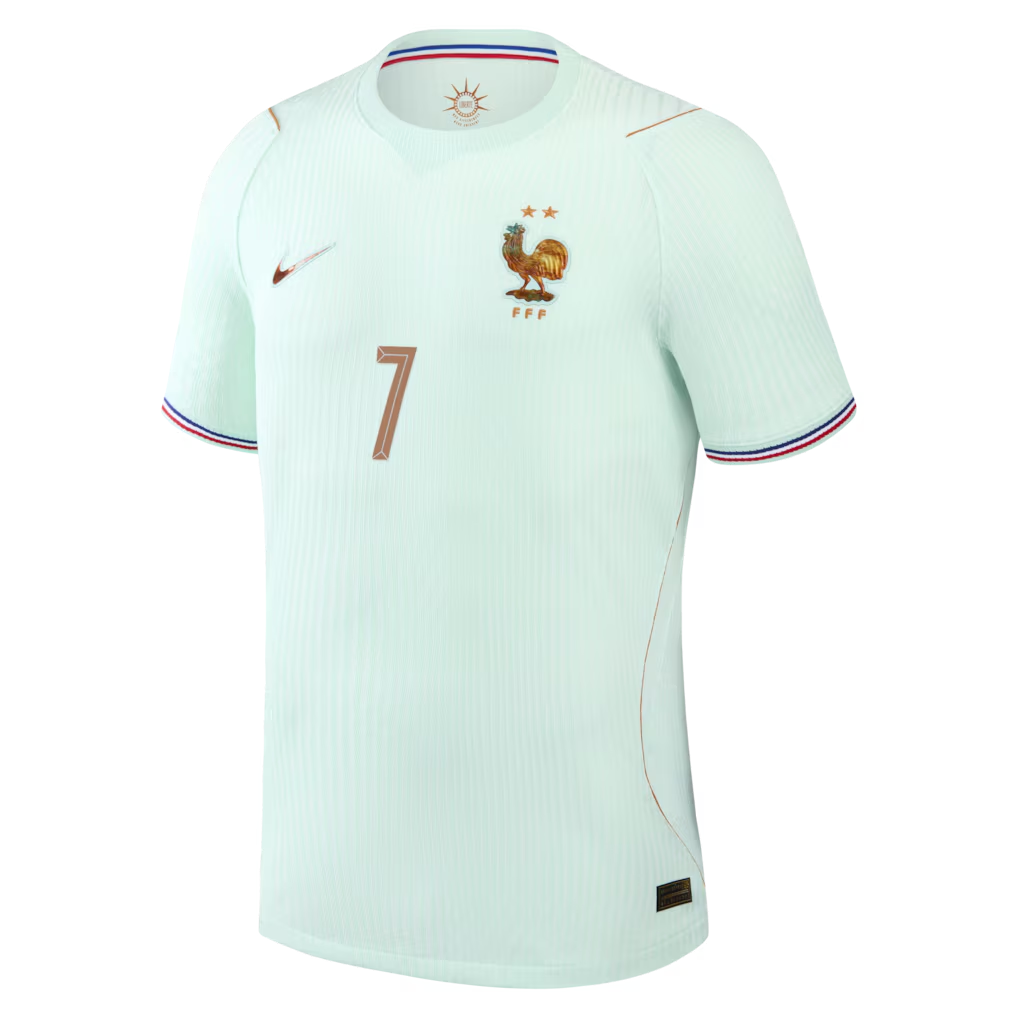 Ousmane Dembélé France National Team Jersey Gool - 2026 Away Match  Replica Jersey - Green