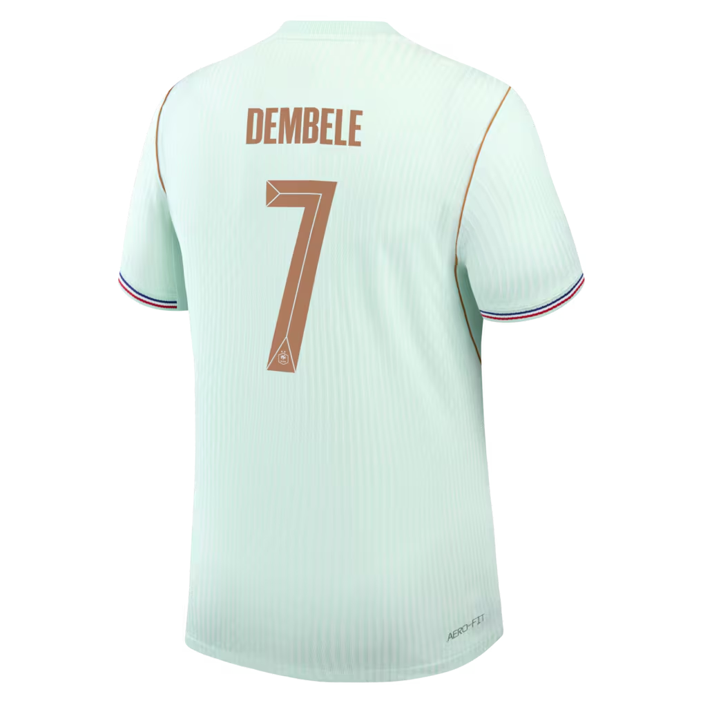 Ousmane Dembélé France National Team Jersey Gool - 2026 Away Match  Replica Jersey - Green
