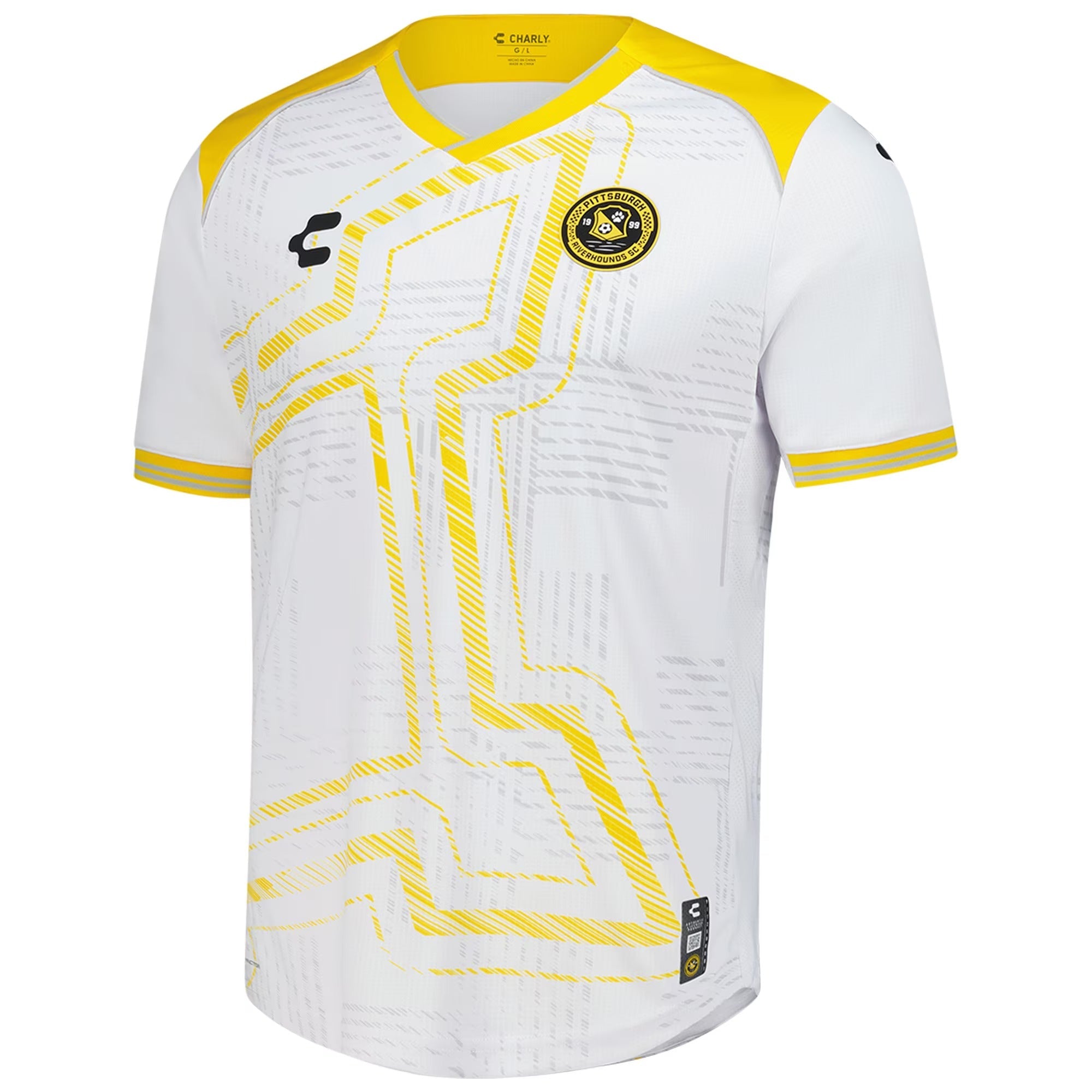 Pittsburgh Riverhounds SC Charly Third 2025/26 Authentic Shirt - White