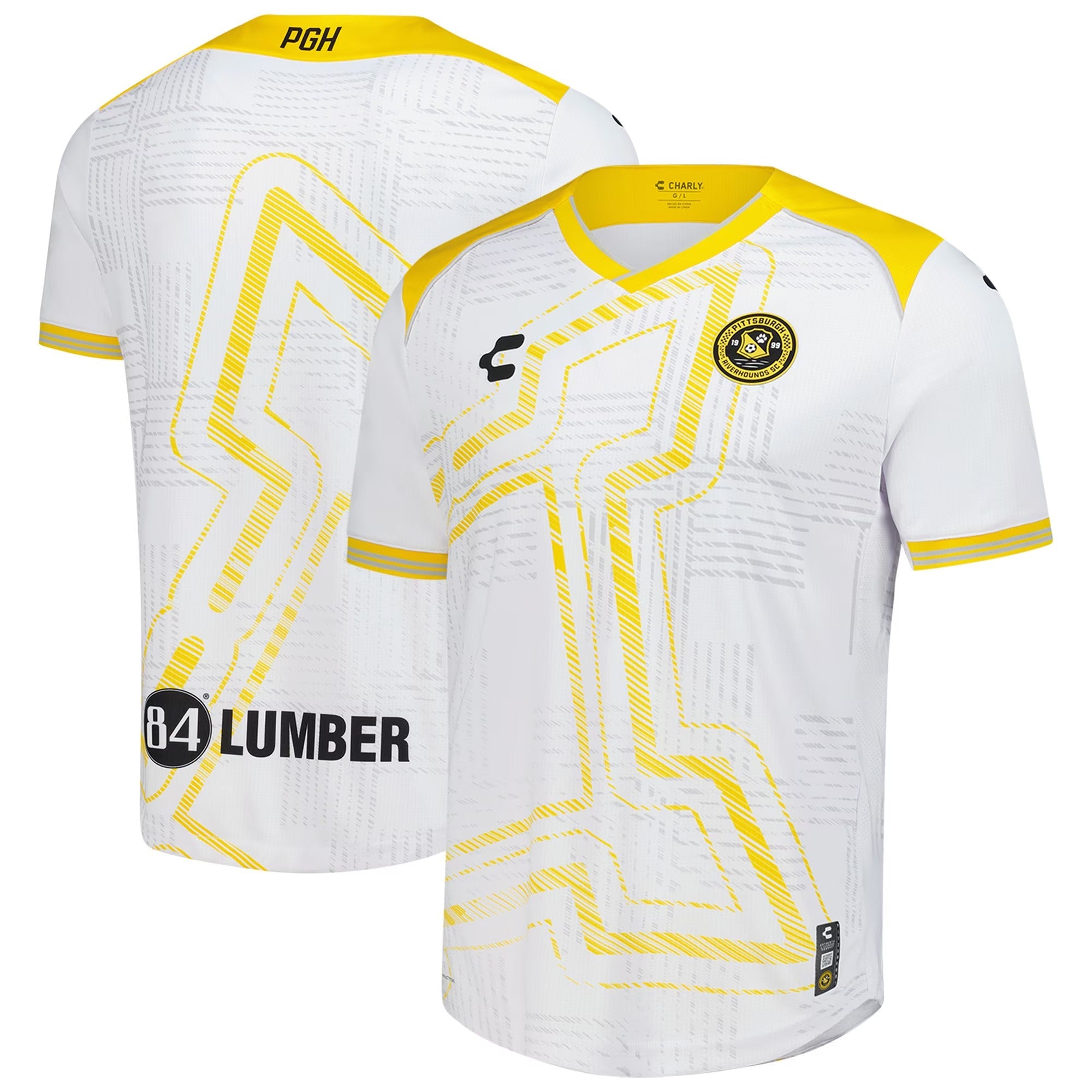 Pittsburgh Riverhounds SC Charly Third 2025/26 Authentic Shirt - White