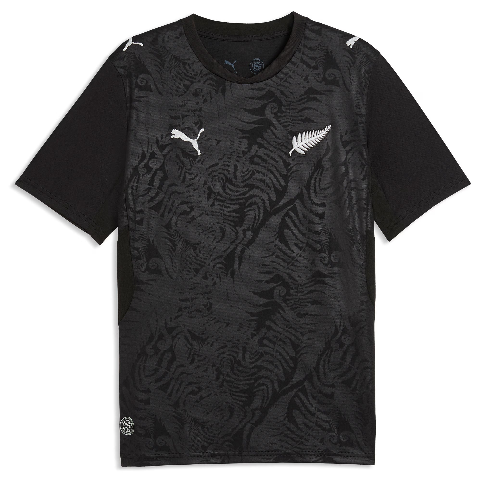 Puma New Zealand National Team 2026 Home Jersey - Black - Jersey Teams World