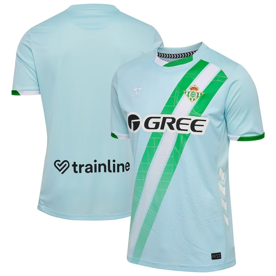 Real Betis Hummel Unisex Away 2025/26 Customized Shirt - Light Blue