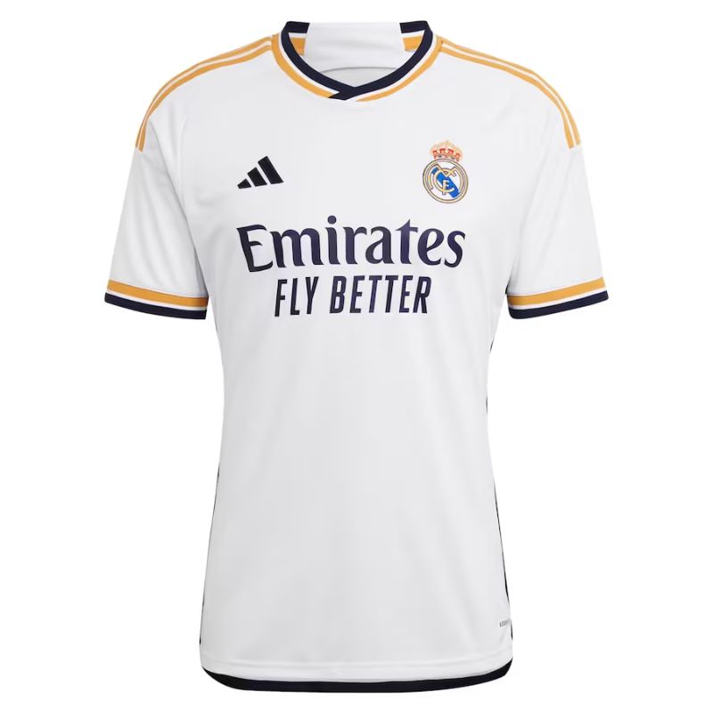 Real Madrid 2023/24 Adidas Home Custom Jersey - White
