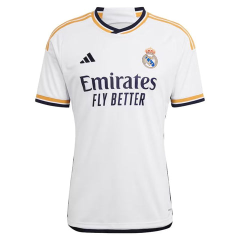 Real Madrid 2023/24 Adidas Home Custom Jersey - White