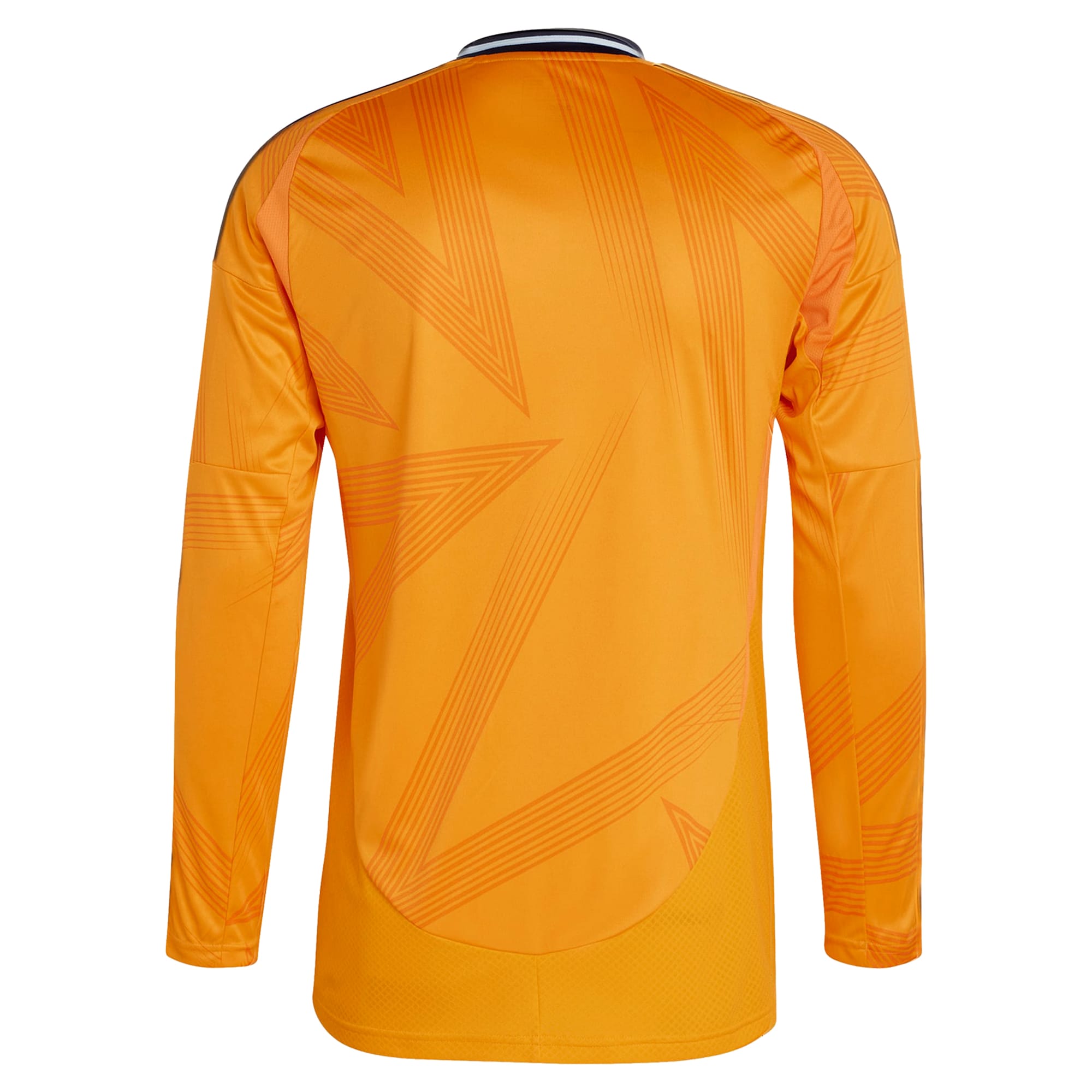 Real Madrid adidas 2024/25 Away Long Sleeve Jersey - Orange