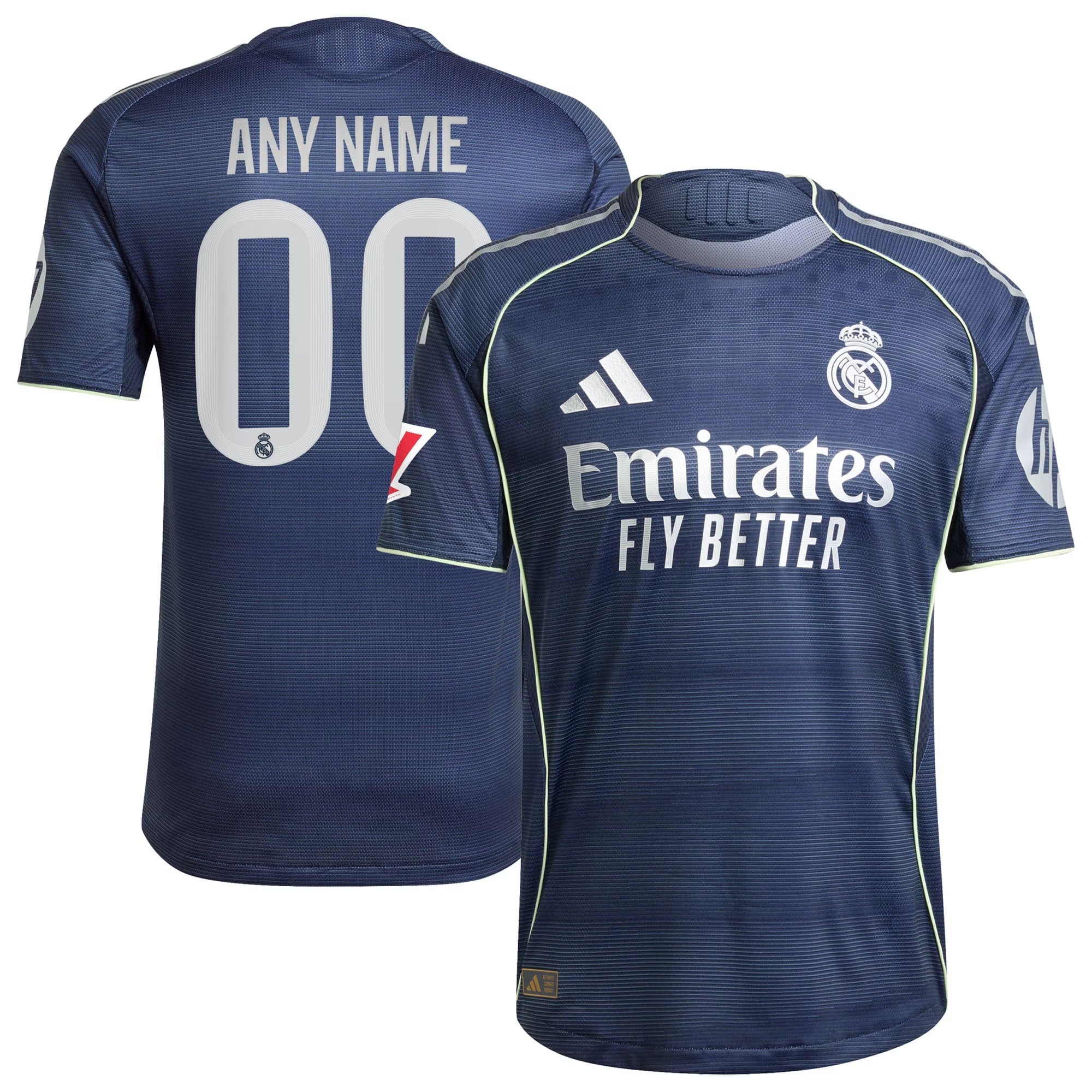 Real Madrid 2025/26 Away Custom Shirt - Blue