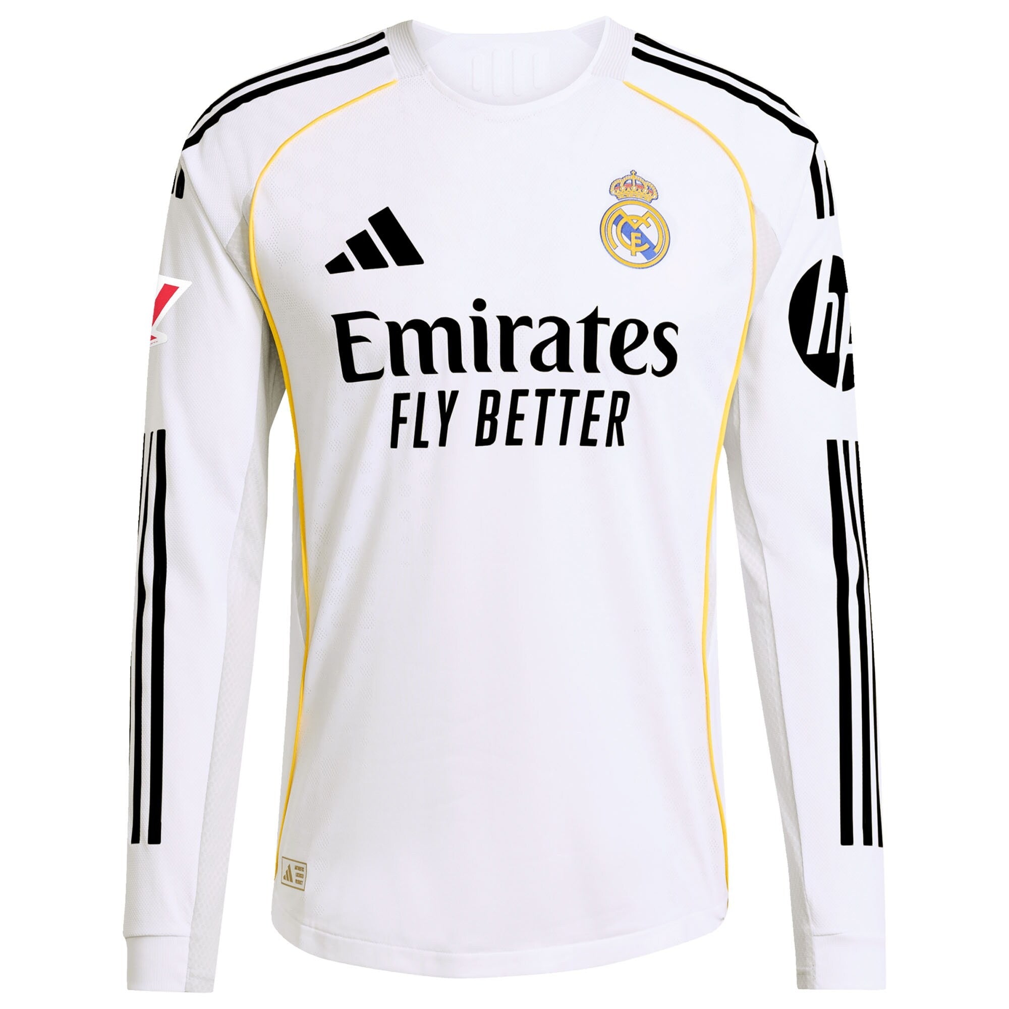 Real Madrid 2025/26 Home Long Sleeve Shirt - White