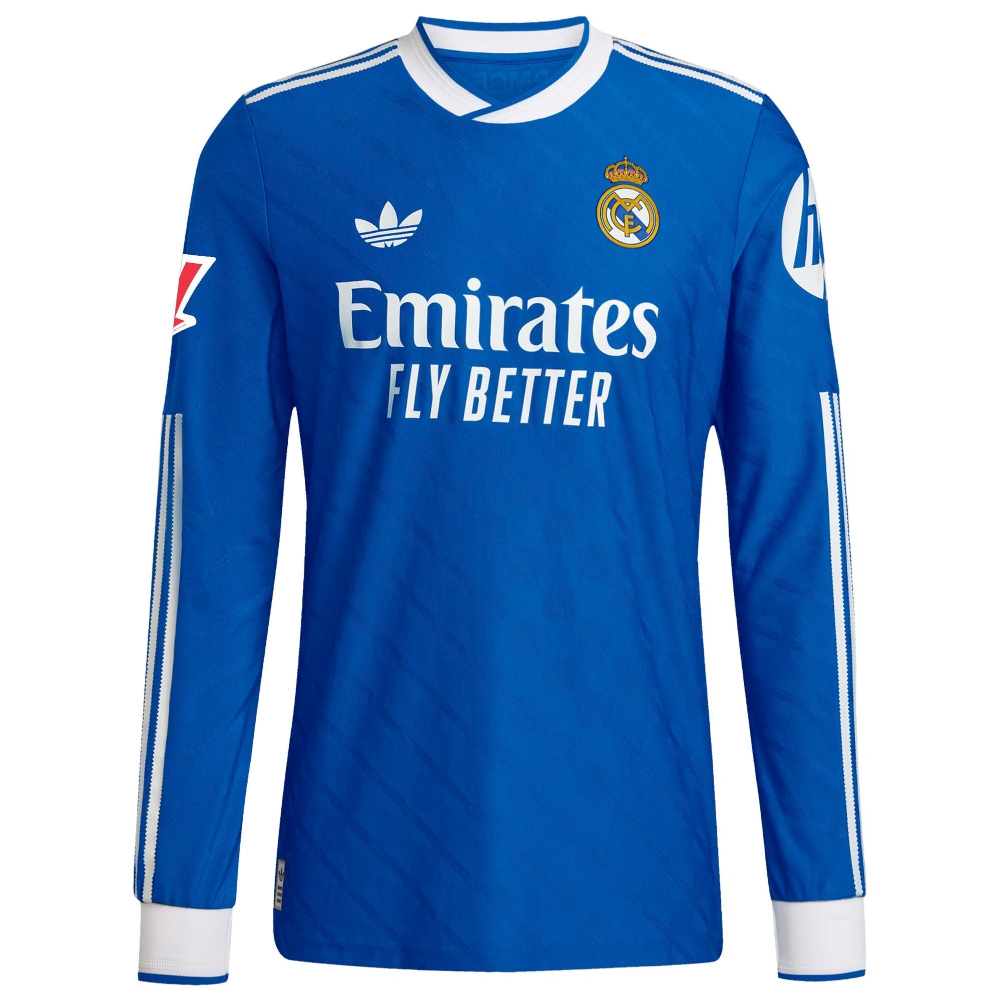 Real Madrid 2025/26 Third Long Sleeve Custom Shirt - Blue