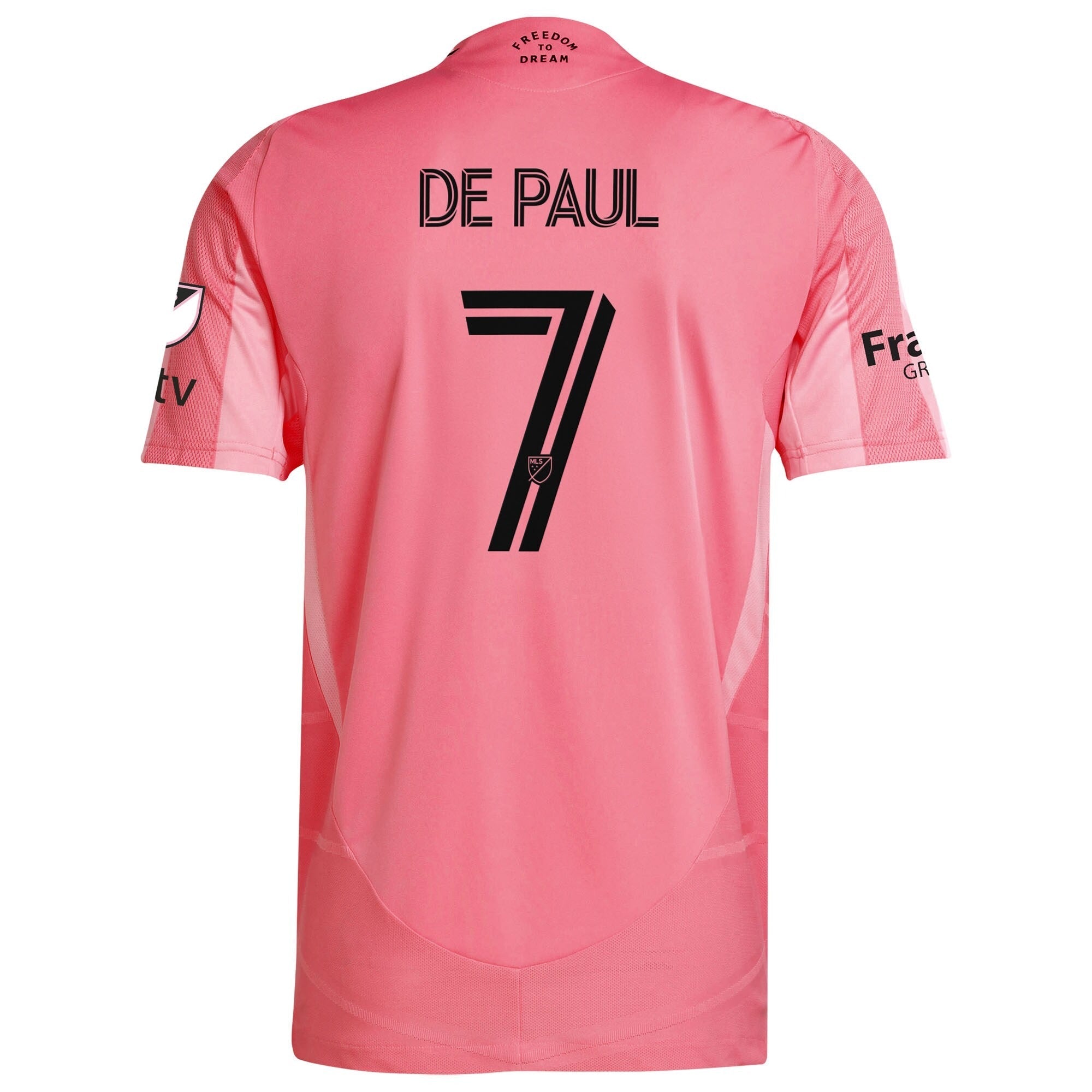Rodrigo De Paul Inter Miami CF 2025 Euforia Player Shirt - Light Pink