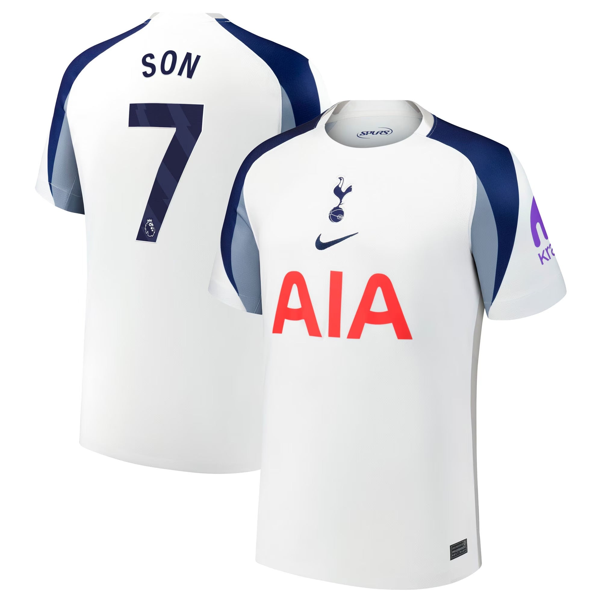 Son Heung-Min Tottenham Hotspur 2025/26 Home Shirt - White