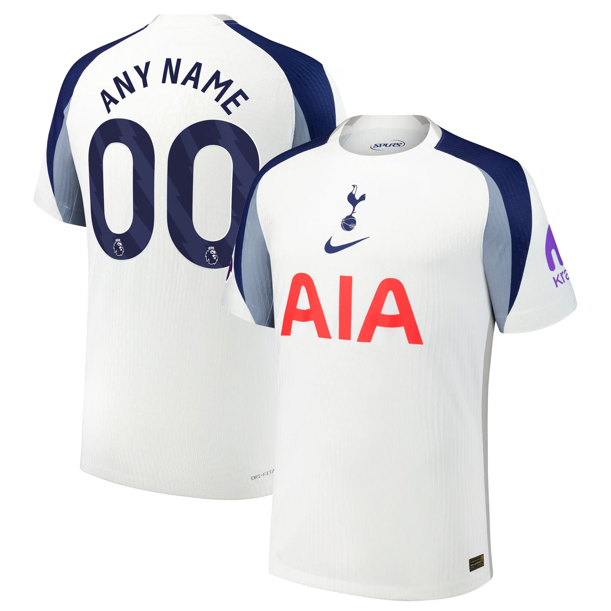 Tottenham Hotspur 2025/26 Home Custom Shirt - White