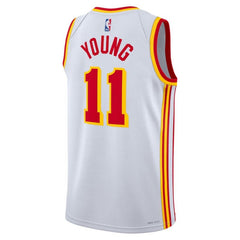Trae Young Atlanta Hawks Unisex 2023 Jersey - Association Edition - White - Jersey Teams World