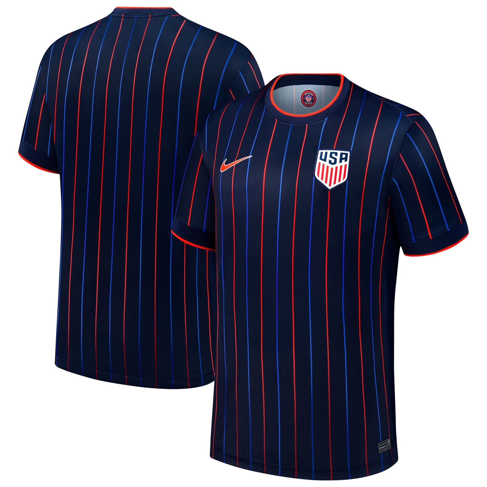 USMNT 2025 Away Custom Shirt - Navy