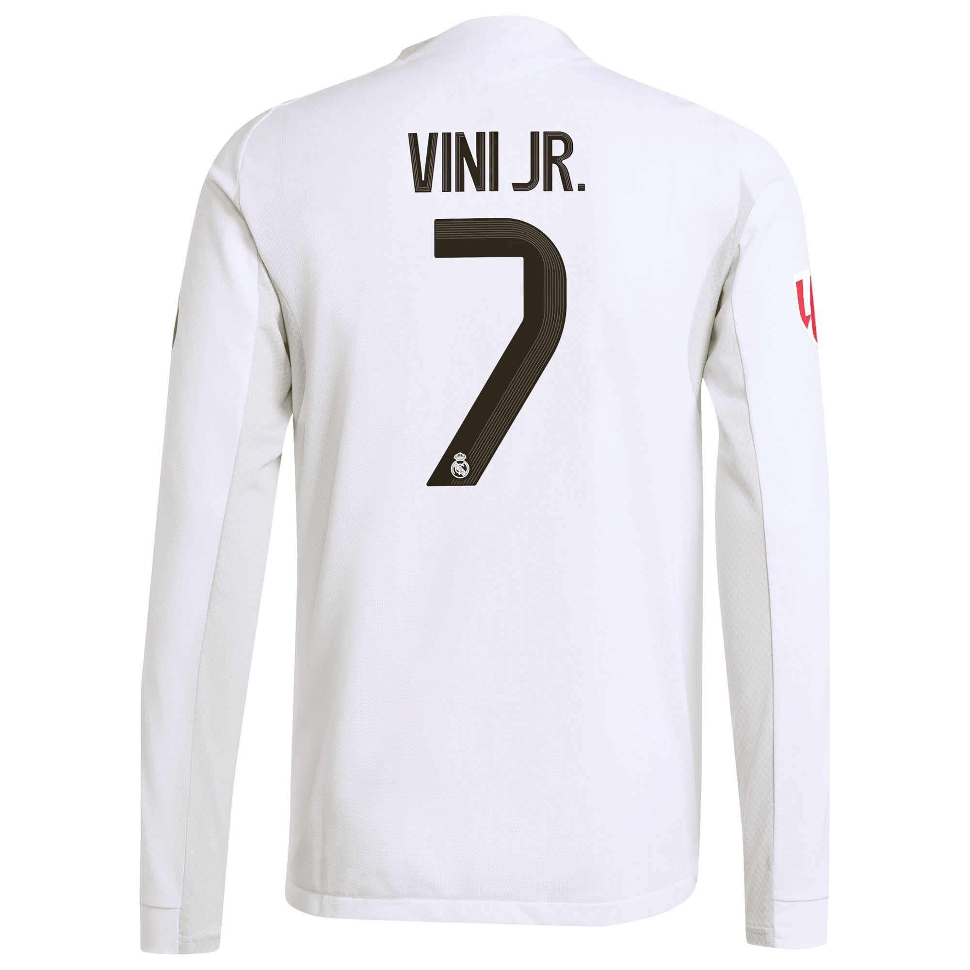 Vini Jr. Real Madrid 2025/26 Home Long Sleeve Shirt - White