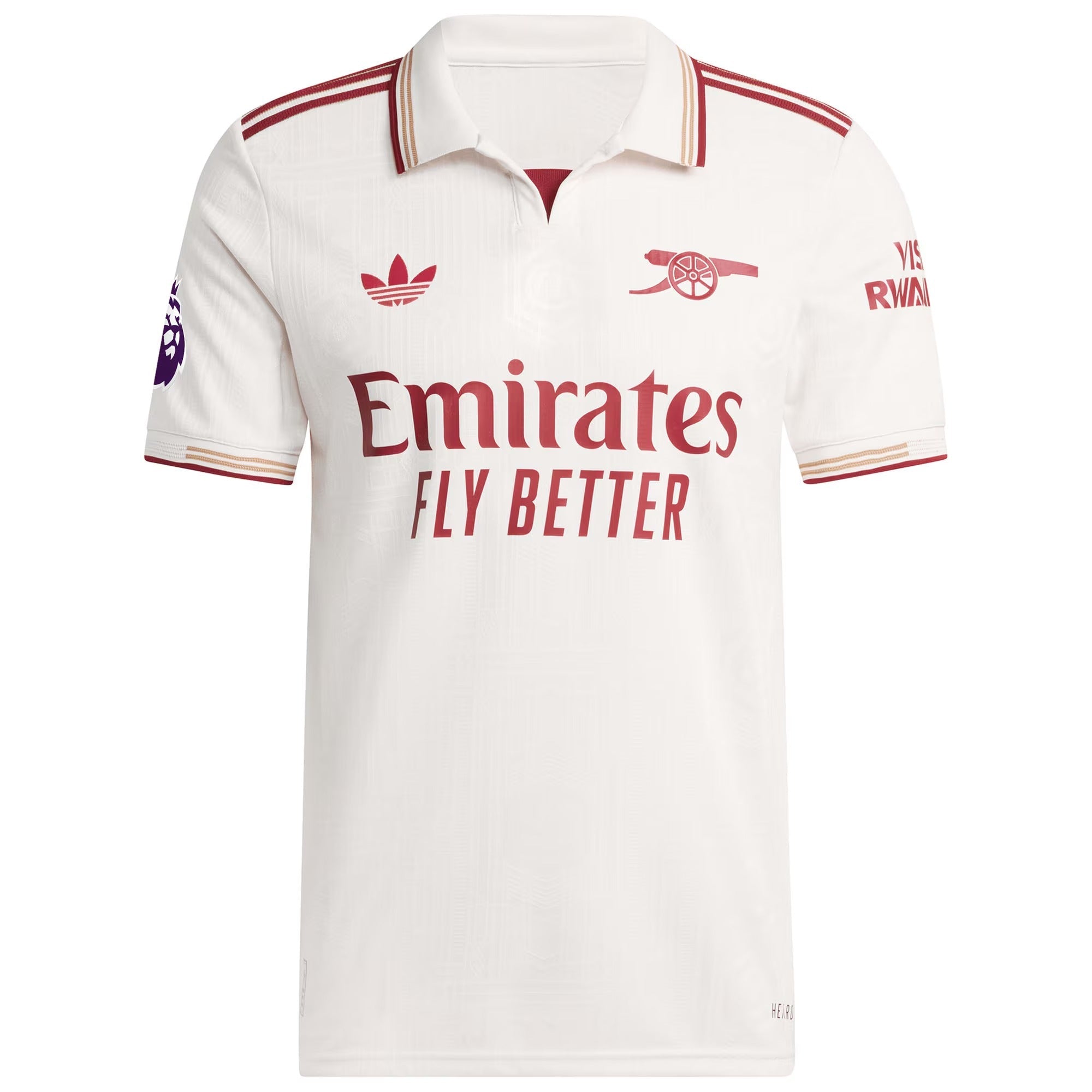 William Saliba Arsenal 2025/26 Third Player Shirt - White