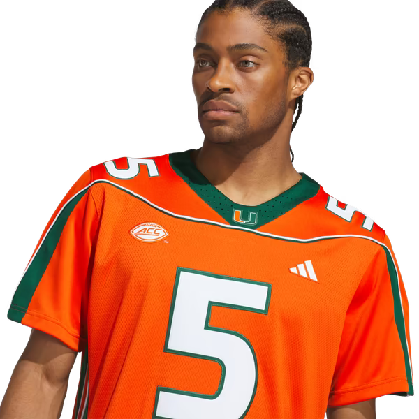Andre Johnson Miami Hurricanes Jersey Gool Home It's Back Premier Jersey - Orange