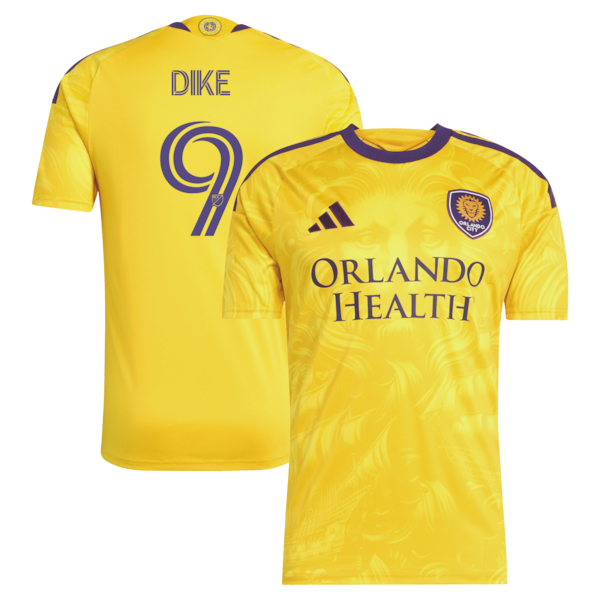 Daryl Dike Orlando City SC Jersey Gool 2026 Sunken Treasure Kit Secondary pro Jersey - Yellow