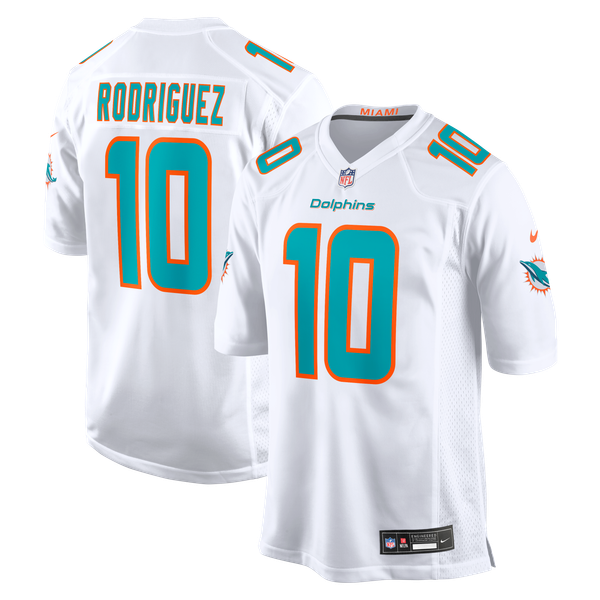 Jacob Rodriguez Miami Dolphins Jersey Gool Game Jersey - White