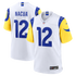 Custom Puka Nacua Los Angeles Rams Game Jersey White