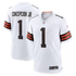 KC Concepcion Jr. Cleveland Browns Jersey Gool Game Jersey - White