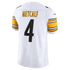 DK Metcalf Pittsburgh Steelers Jersey Gool Vapor F.U.S.E. Stitched Limited Jersey - White