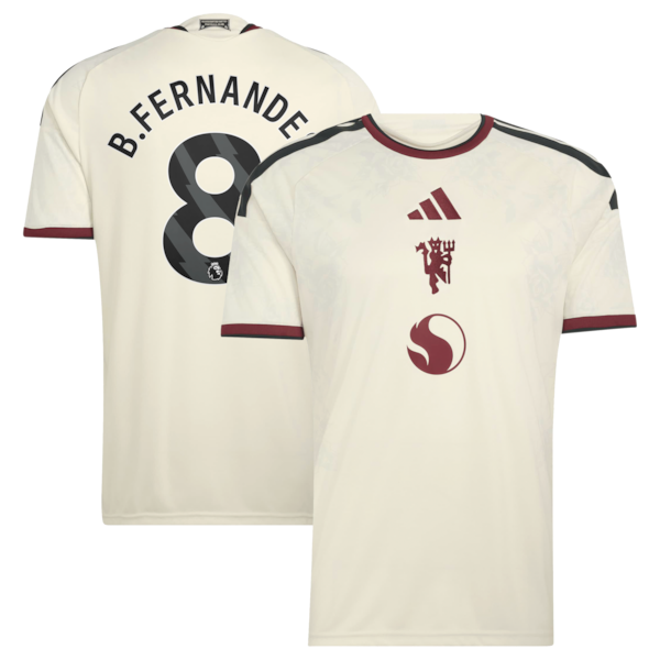 Bruno Fernandes Manchester United adidas 2026/27 Third Replica Jersey - Cream