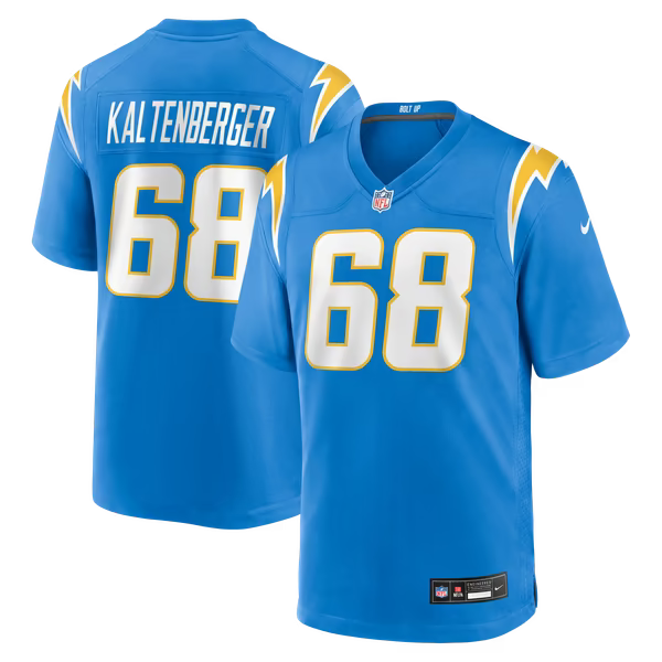 Josh Kaltenberger Los Angeles Chargers Nike Team Game Jersey - Powder Blue