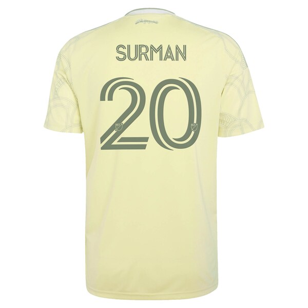 Customized Finn Surman Portland Timbers 2026 Civic Stadium Kit Replica Jersey Yellow