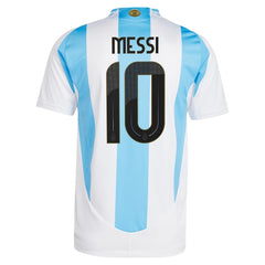 Men's adidas Lionel Messi White Argentina National Team 2024 Home Authentic Player Jersey