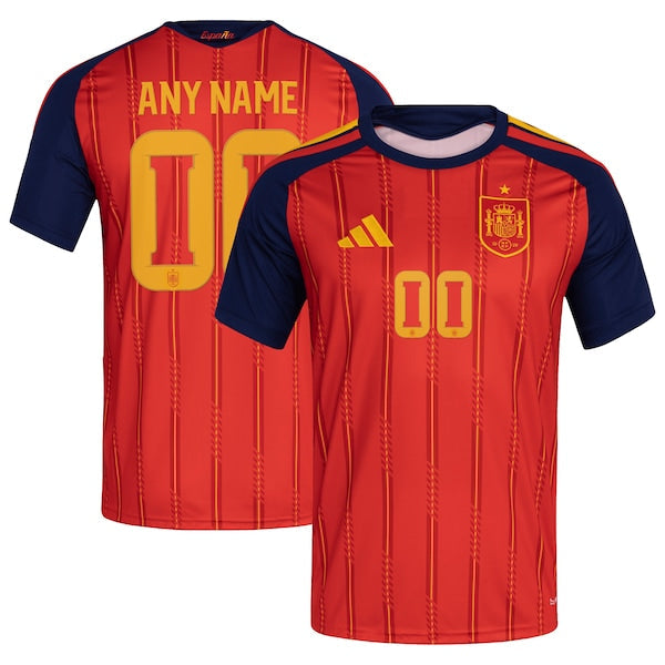 Jersey Gool Spain National Team 2026 Home pro Custom Jersey Red
