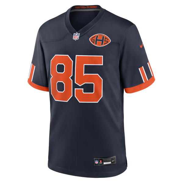 Cole Kmet Chicago Bears Jersey Gool 2026 Rivalries Collection Game Jersey - Navy
