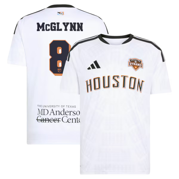 Jack McGlynn Houston Dynamo FC Jersey Gool 2026 Archive pro Jersey - White