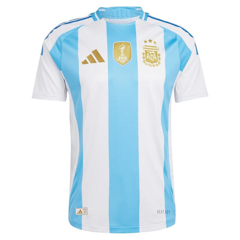 Men's adidas  White Argentina National Team 2024 Home Authentic Jersey