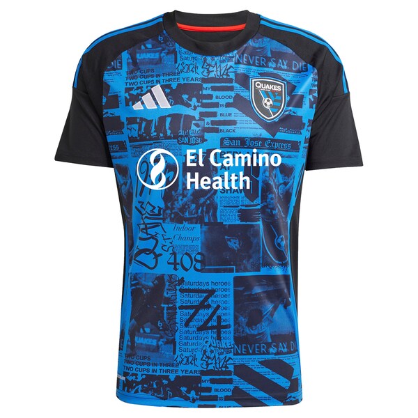 Customized San Jose Earthquakes 2025 Headliner Replica Custom Jersey Black