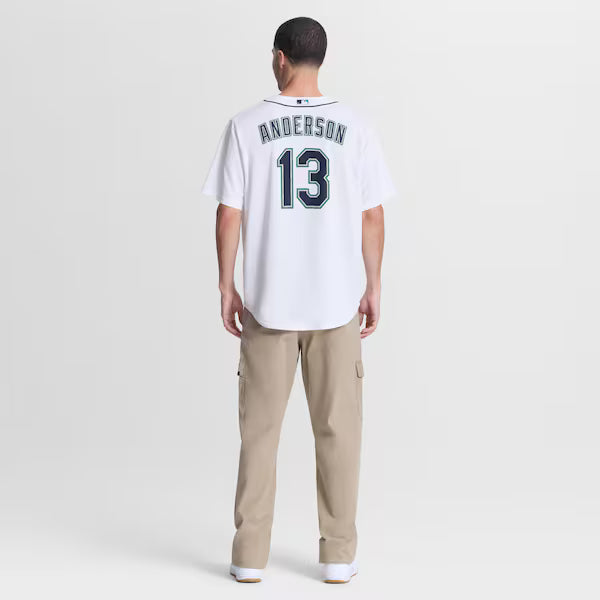 Kade Anderson Seattle Mariners Jersey Gool Home pro Jersey - White