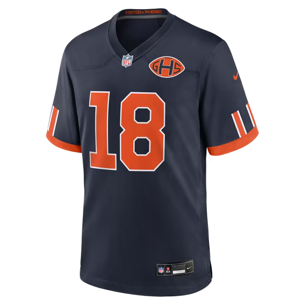 Caleb Williams Chicago Bears Nike 2026 Rivalries Collection Game Jersey - Navy