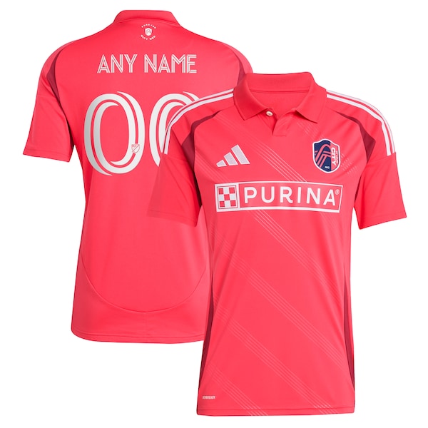 Customized St. Louis CITY SC Men's 2025 Forever CITY Red Replica Custom Jersey