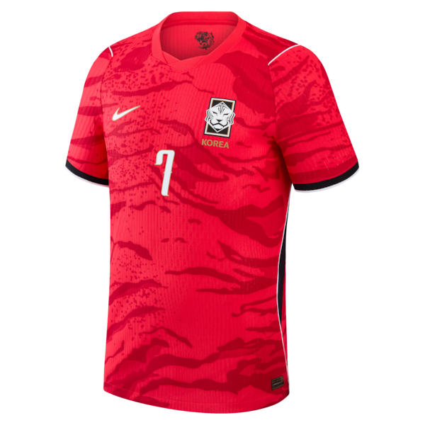 Jersey Gool Son Heung-Min South Korea National Team 2026 Home Match Authentic Jersey Red