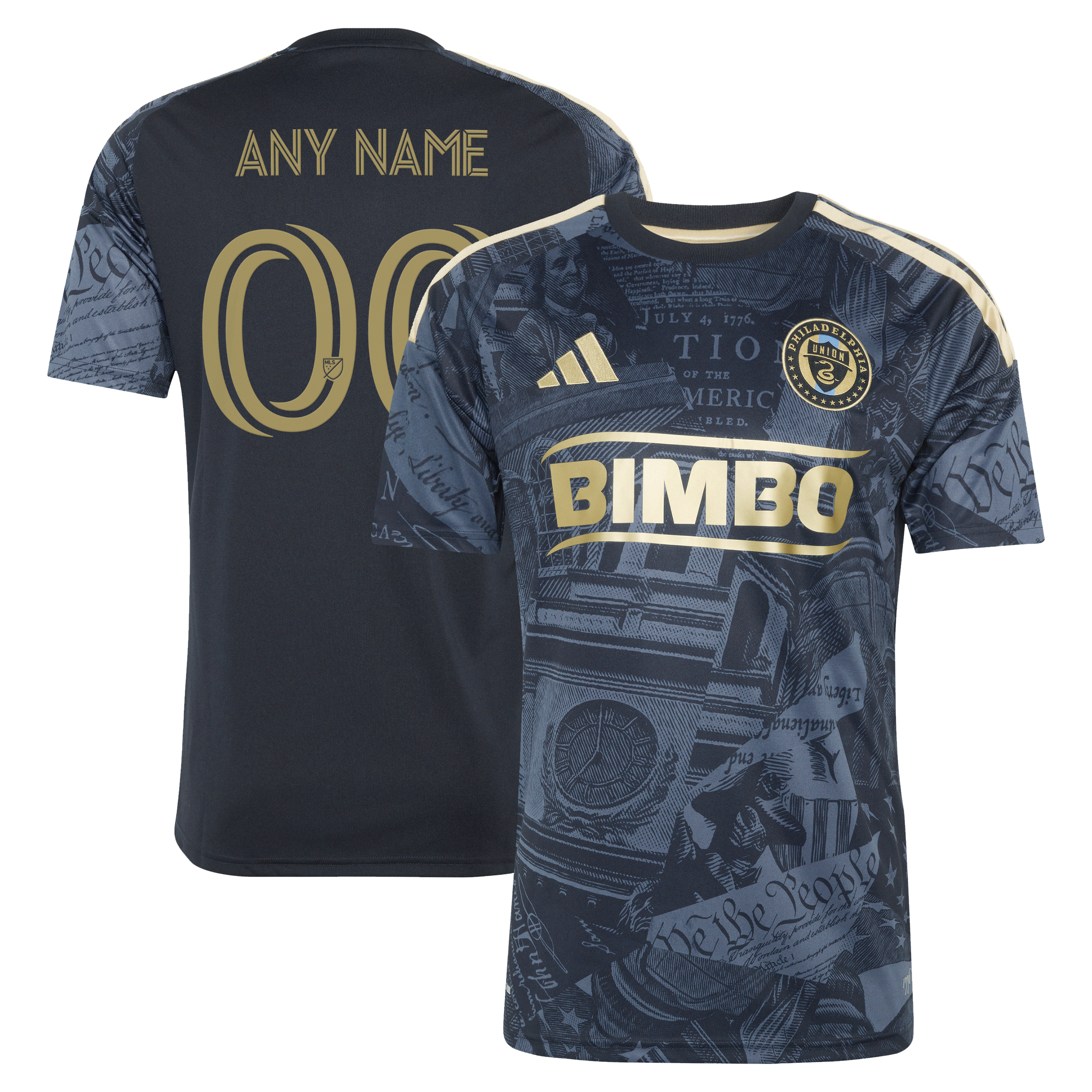 Philadelphia Union Jersey Gool 2026 Archive pro Custom Jersey - Tan